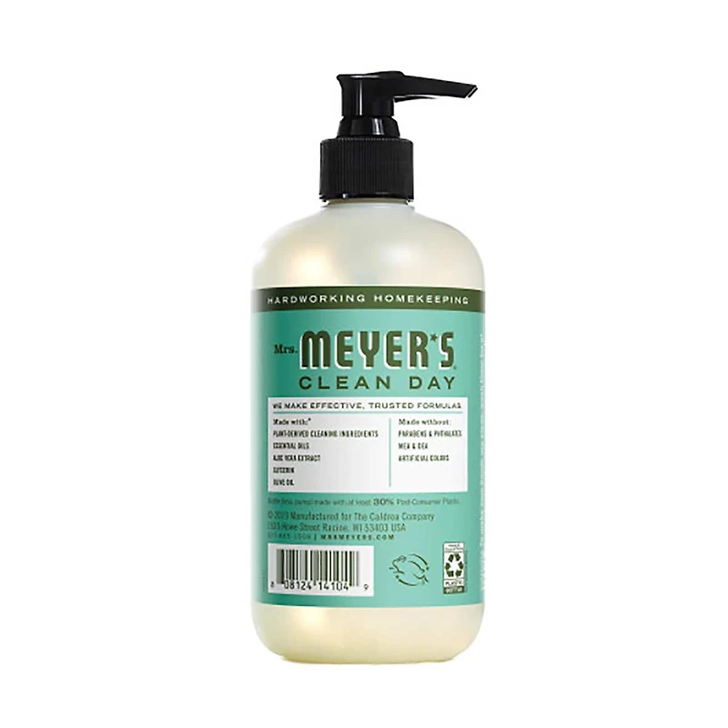 Mrs. Meyer's Clean Day Liquid Hand Soap, Basil, 12.5oz.