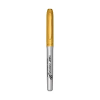 BIC Intensity Metallic Permanent Marker, Fine Point, Gold
