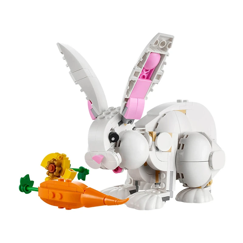 LEGO Creator 3 in 1 White Rabbit Building Toy Set, 31133, 258 pcs