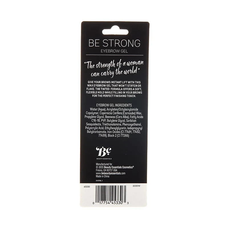 Beauty Essentials Eyebrow Gel, Brown