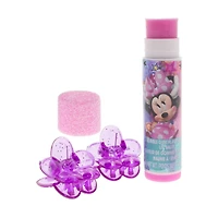 Minnie Flavored Lip Balm with Hair Clips