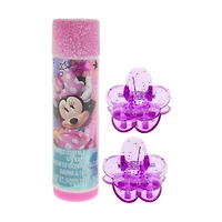 Minnie Flavored Lip Balm with Hair Clips