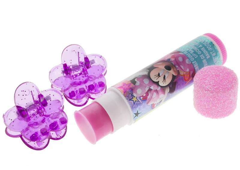 Minnie Flavored Lip Balm with Hair Clips