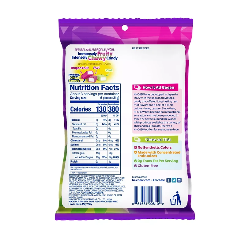 HI-CHEW Fruit Chews - Superfuit Mix, 3.17 oz