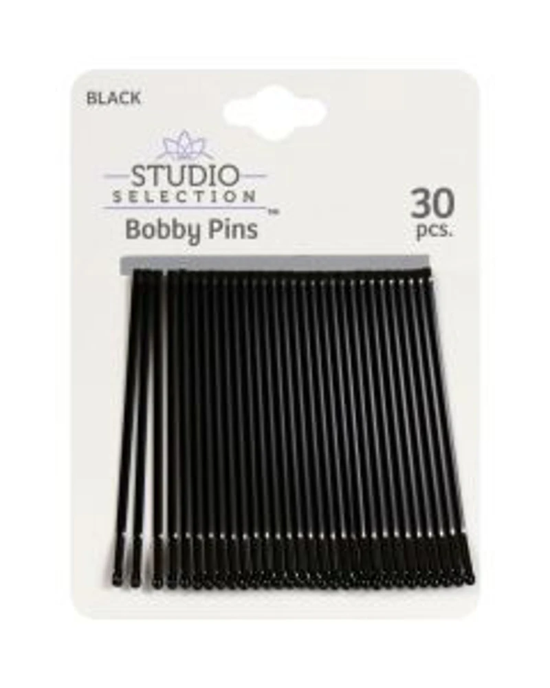 Studio Selection XL Black Bobby Pins Brown, 30 Count