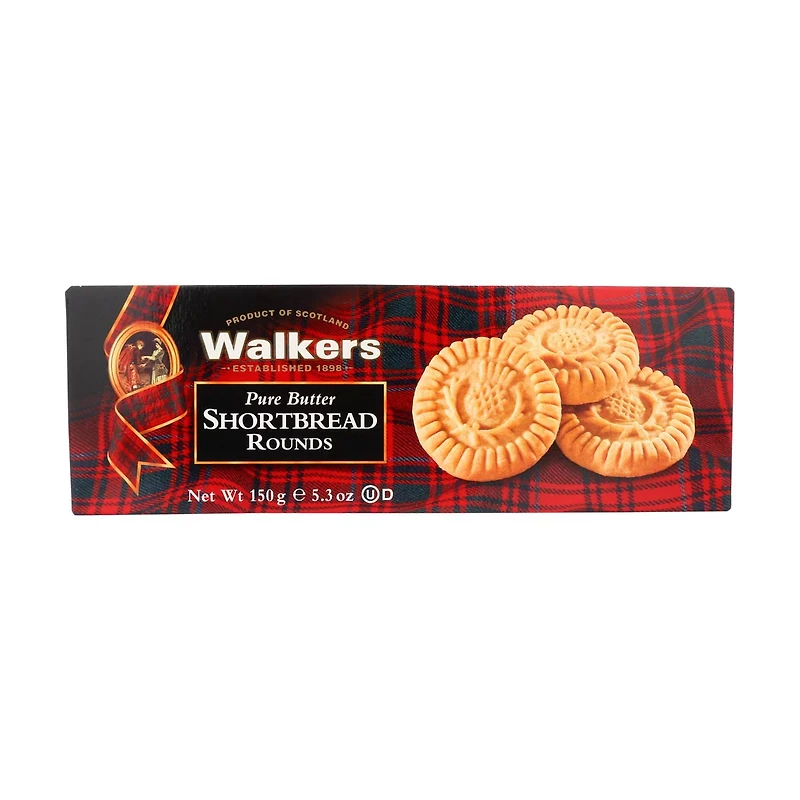 Walkers Pure Butter Shortbread Rounds, 5.3 oz.