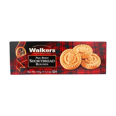 Walkers Pure Butter Shortbread Rounds, 5.3 oz.