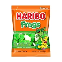 Haribo Frogs Gummy Candy, 4 oz.