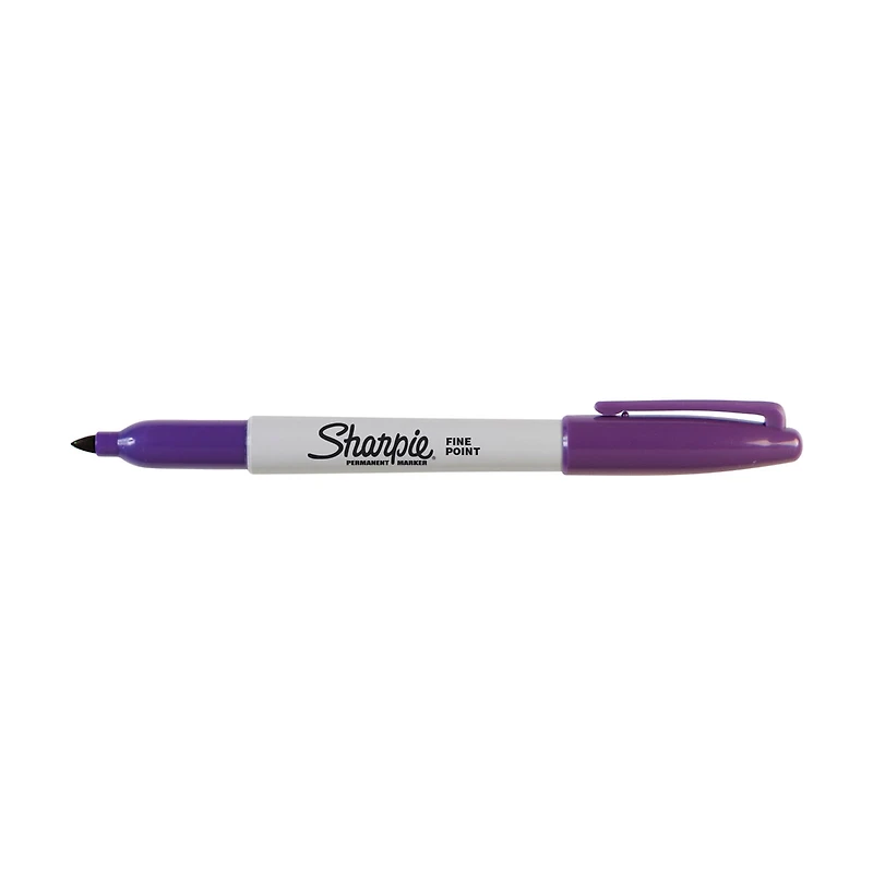 Sharpie Fine Point Permanent Marker, 1 Count, Purple