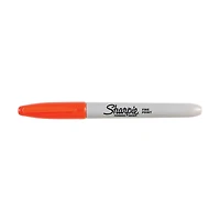 Sharpie Permanent Marker, Fine Point, Orange, 1 Count