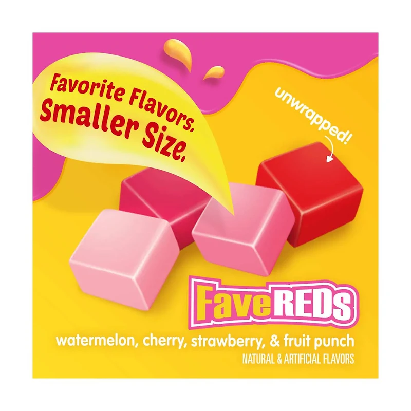 Starburst FaveREDS Minis Fruit Chews Candy Bag, 8 oz.