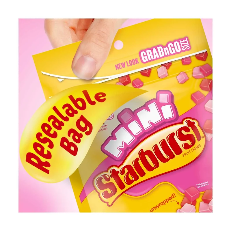 Starburst FaveREDS Minis Fruit Chews Candy Bag, 8 oz.