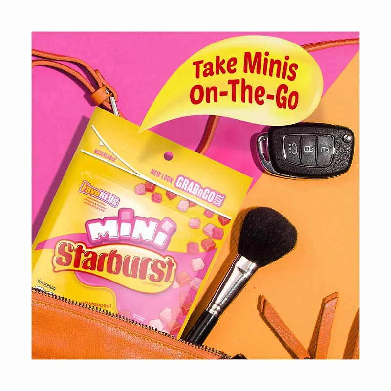 Starburst FaveREDS Minis Fruit Chews Candy Bag, 8 oz.