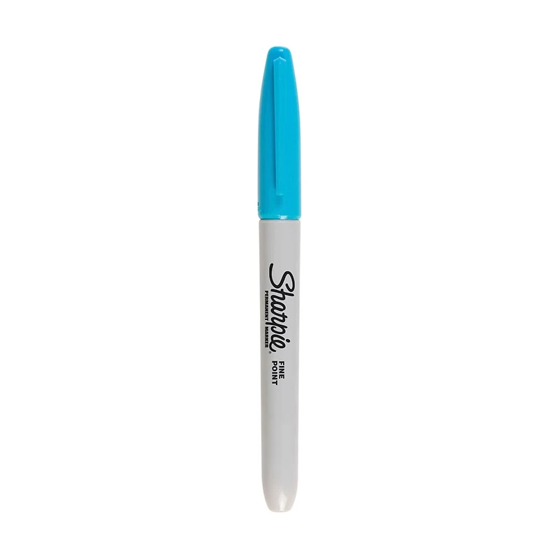 Sharpie Fine Point Permanent Marker, 1 Count, Techno Blue