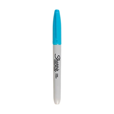 Sharpie Fine Point Permanent Marker, 1 Count, Techno Blue