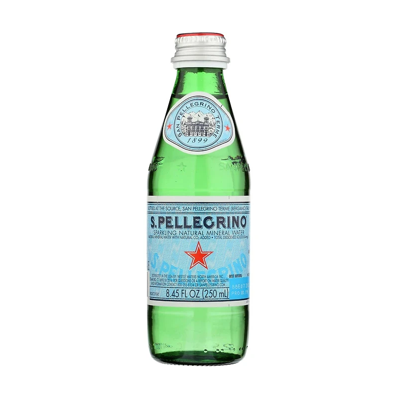 San Pellegrino Natural Sparkling Mineral Water, 8.45 oz