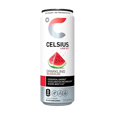 Celsius Sparkling Watermelon Energy Drink, 12 fl. oz.