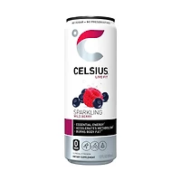 Celsius Sparkling Wild Berry Energy Drink, 12 fl oz