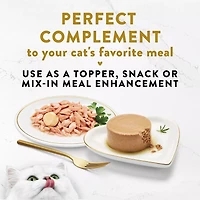 Purina Fancy Feast Appetizers Lickable Grain Free Wet Cat Food Topper Light Meat Tuna Appetizer with Scallop