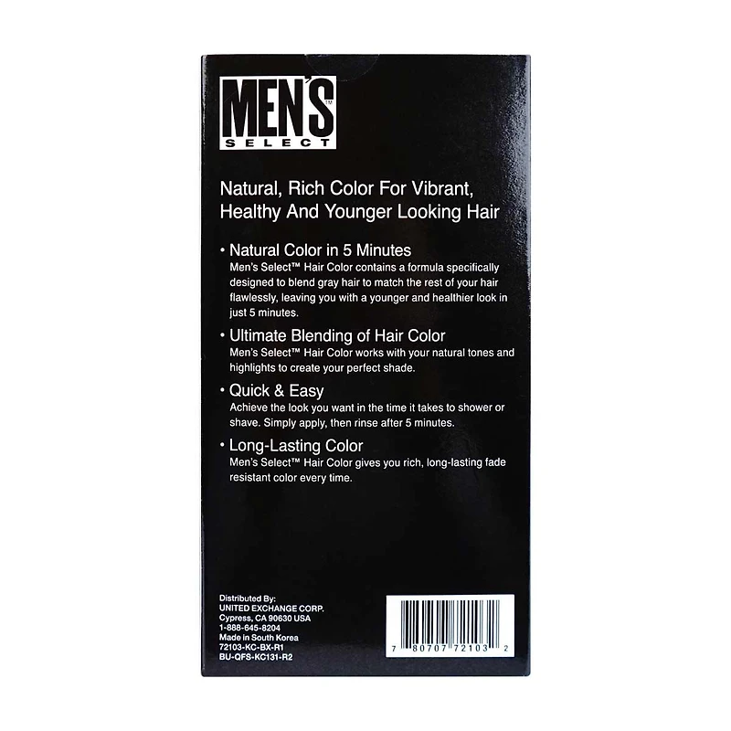 Men's Select Hair Color, Dark Brown