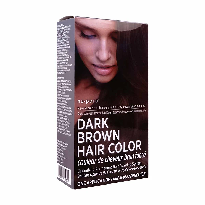 Nu-Pore Hair Color, Dark Brown