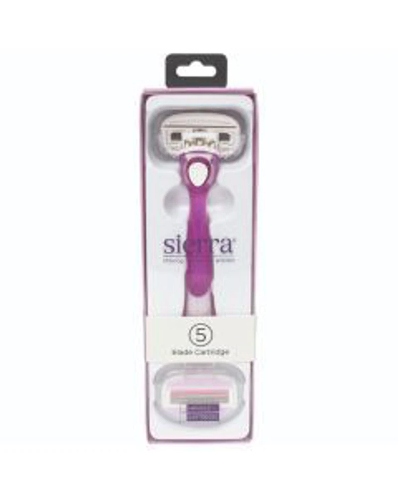 Sierra Pink Razor Handle and Cartridges
