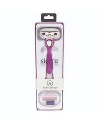 Sierra Pink Razor Handle and Cartridges