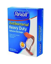 Rexall Heavy Duty Antibacterial Bandages, 20 ct