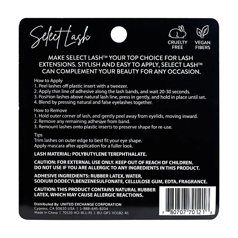 Select Lash Eyelashes, Cat Eye