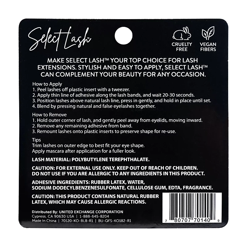 Select Lash Eyelashes, Volume