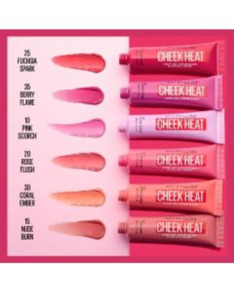 Maybelline Cheek Heat Gel-Cream Blush, Face Makeup, Nude Burn
