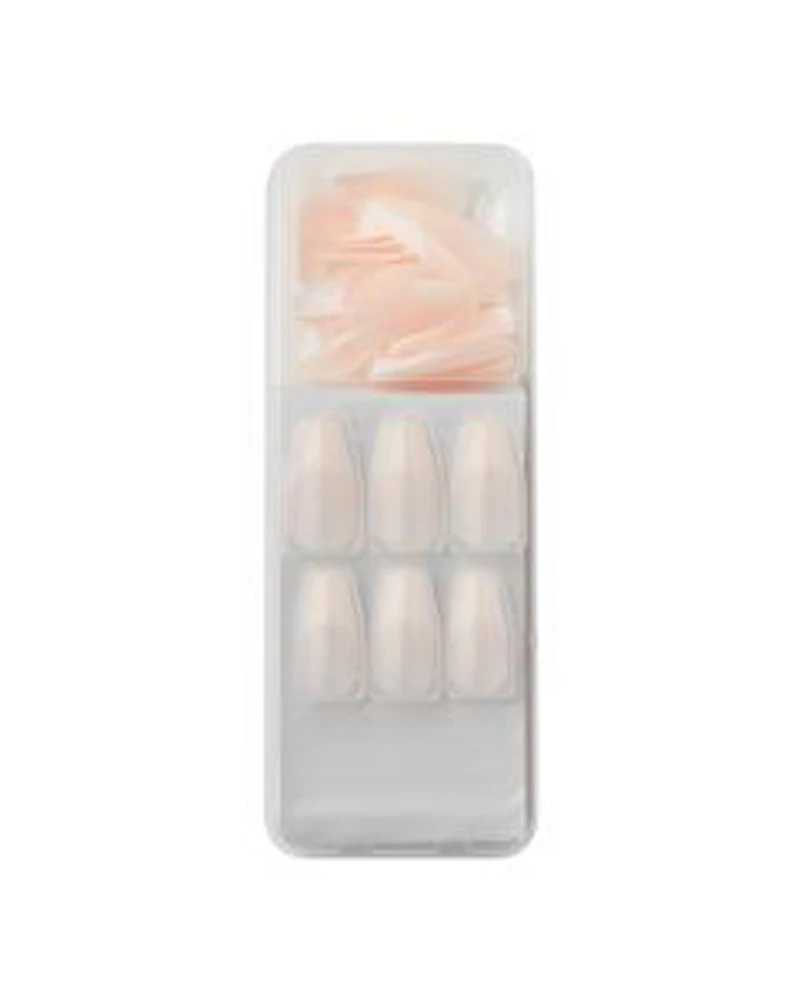 Kiss Acrylic Nude French Nails, Remembrance, 24 ct