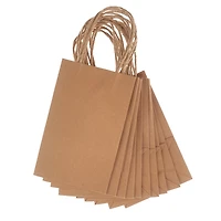 Gift Bags, Brown, 10 Pack