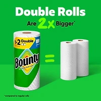 Bounty Paper Towels Select-A-Size White, 2 Double Rolls, 82 Sheets Per Roll