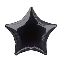 20" Foil Star Balloon, Black
