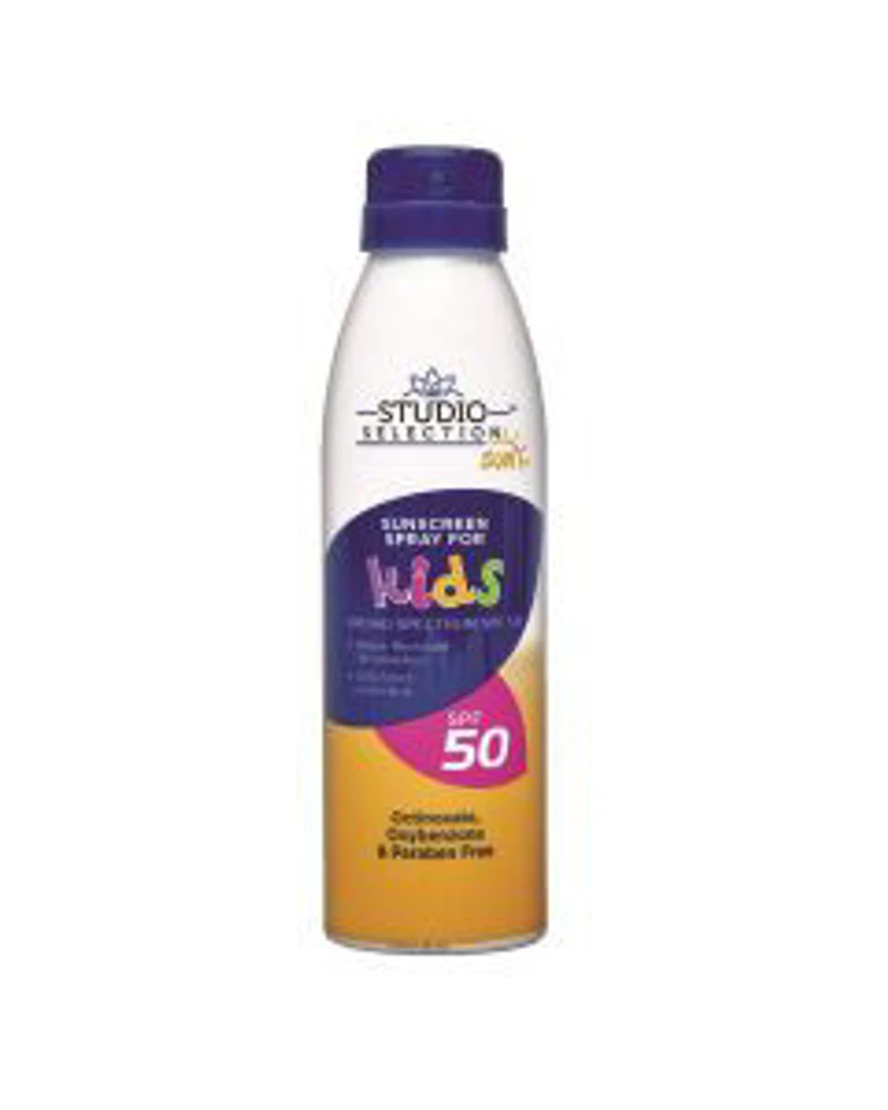 Studio Selection Sunscreen Spray for Kids - SPF 50, 5.5 oz