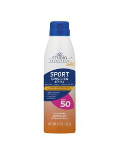 Studio Selection Sport Sunscreen Spray SPF 50, 5.5 oz