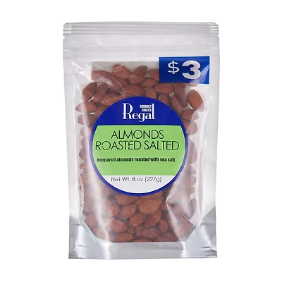Regal Roasted Almonds with Sea Salt, 8 oz.