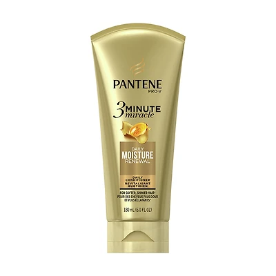 Pantene Daily Moisture Renewal 3 Minute Miracle Daily Conditioner, 6.0 fl. oz.