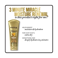 Pantene Daily Moisture Renewal 3 Minute Miracle Daily Conditioner, 6.0 fl. oz.