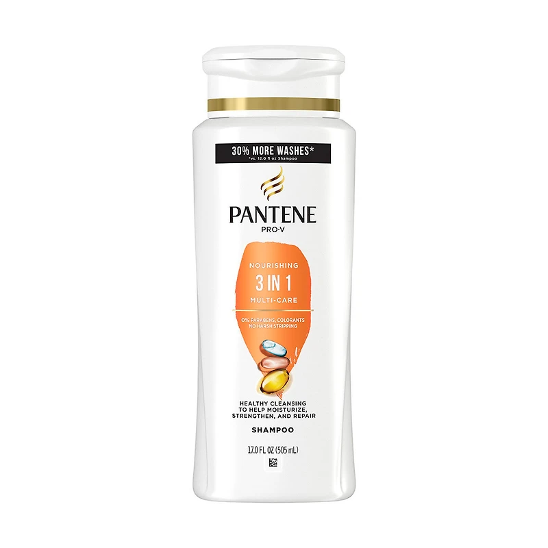 Pantene Pro-V Nourishing Multi Care 3 In 1 Shampoo, 17 fl oz
