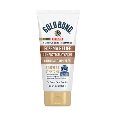 Gold Bond Medicated Eczema Relief Skin Protectant Cream, 4.3 oz