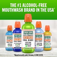 TheraBreath Fresh Breath Mouthwash, Mild Mint, Alcohol-Free, 10 fl oz