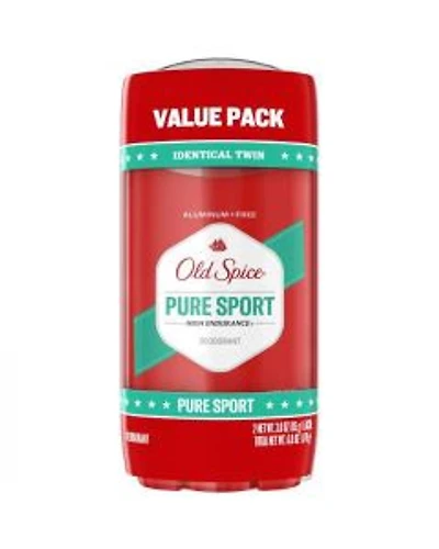 Old Spice High Endurance Deodorant, Pure Sport, 2 ct