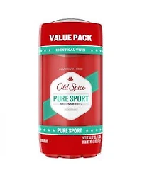 Old Spice High Endurance Deodorant, Pure Sport, 2 ct