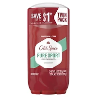 Old Spice High Endurance Deodorant, Pure Sport, 2 ct