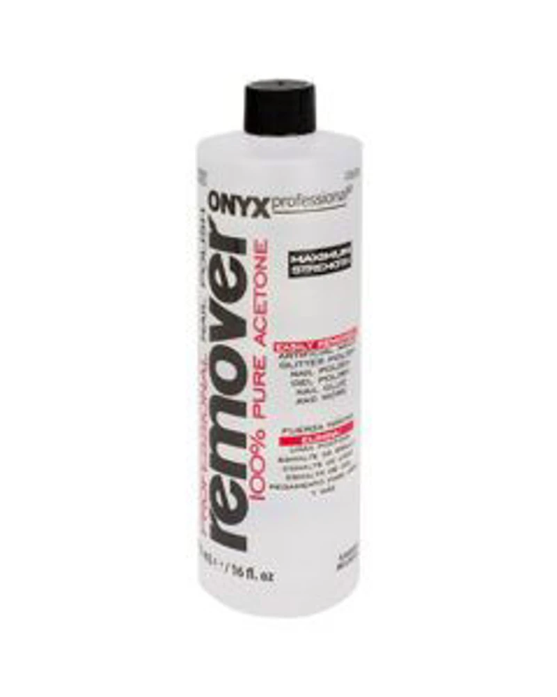 Onyx Pro Nail Polsh Remover 100% Acetone, 16 fl oz