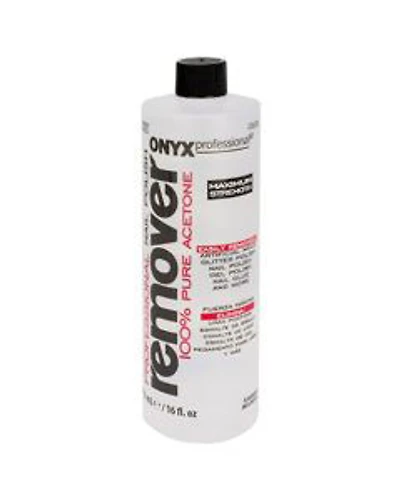 Onyx Pro Nail Polsh Remover 100% Acetone, 16 fl oz