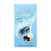 Lindt Lindor Stracciatella White Chocolate Truffles in Bag, 5.1 oz