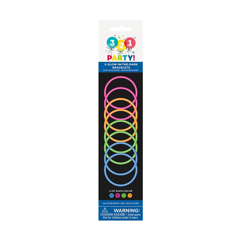 Glow Bracelets, 8ct